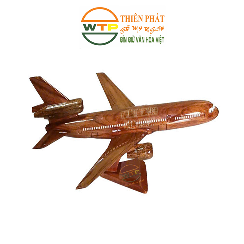 mô hình máy bay Boeing 787 bằng gỗ handmade